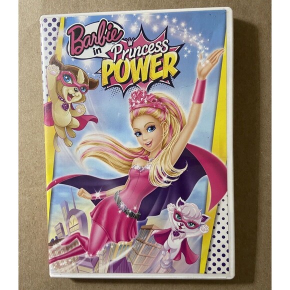 Barbie in Princess Power DVD with Tall Case Animated Movie - Picture 2 of 4
